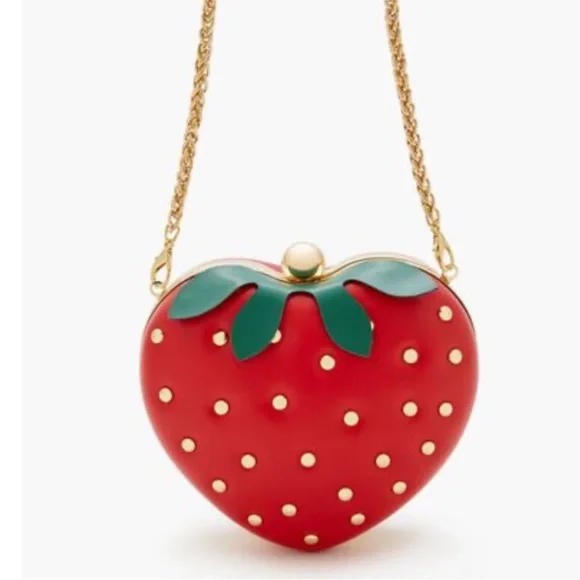 NWOT Strawberry Crossbody Purse - Picture 3 of 6